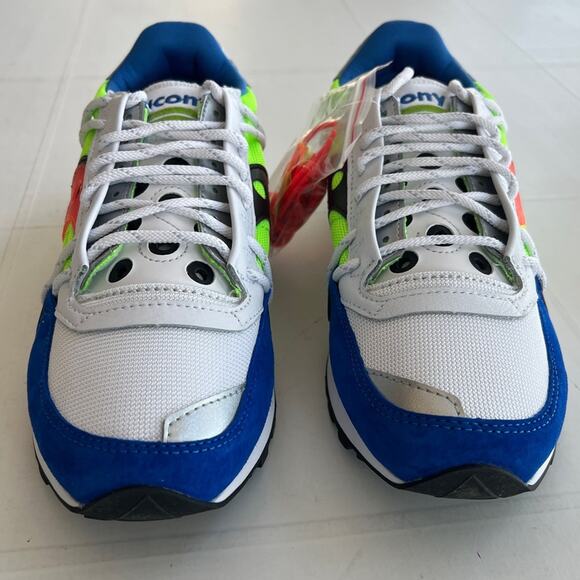 New SAUCONY Jazz DST Running Shoes MEN’S SIZE 10 (W 11.5) White Blue S70528-4 - Picture 3 of 10